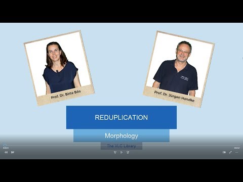 MOR107 - Reduplication