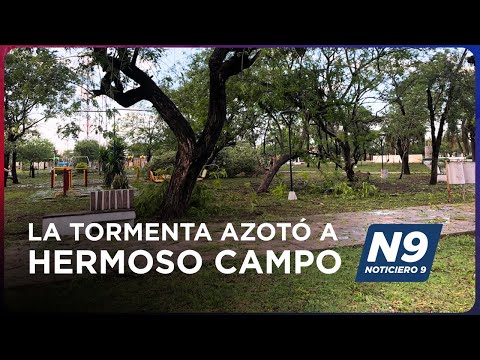 La Tormenta Azotó A Hermoso Campo