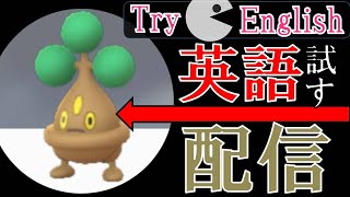 英語配信を試す配信! I try to speak English as long as I can