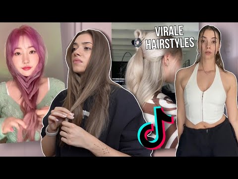 Ich teste alle TikTok Trend Frisuren damit ihr das nicht machen müsst.