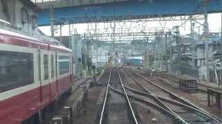 preview picture of video '【京急の車窓】から見る桜お花見JR久里浜駅から京急北久里浜駅【2013】【cherry blossom】'