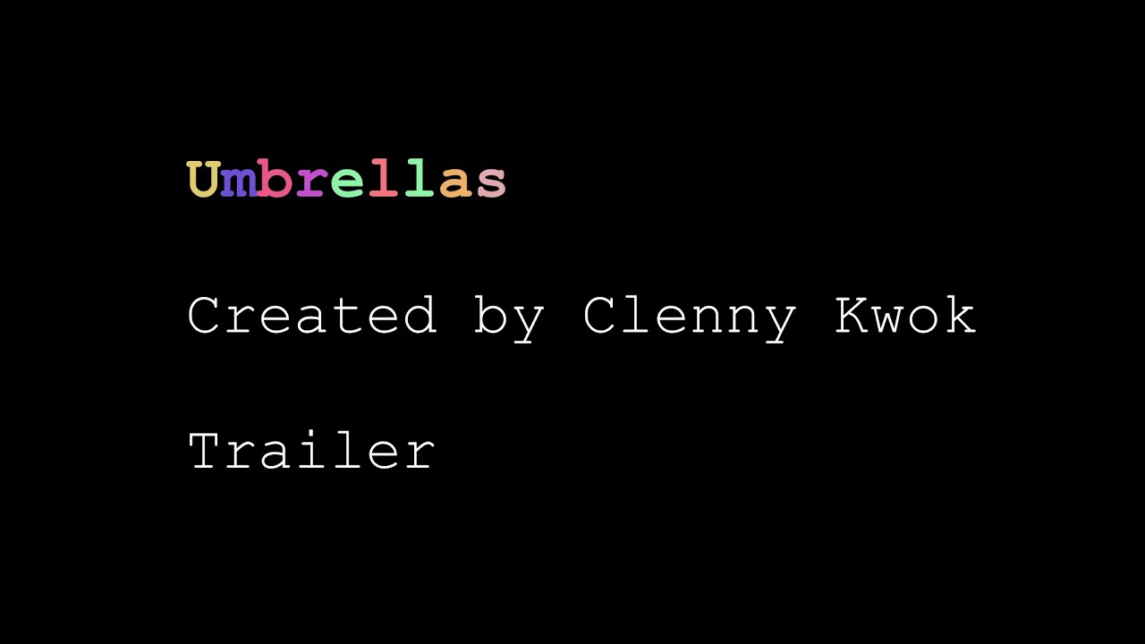 Umbrellas trailer