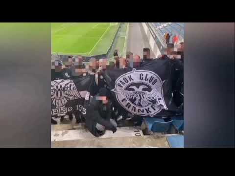 17/3/2022  PAOK FANS GERMANY IN BELGIUM