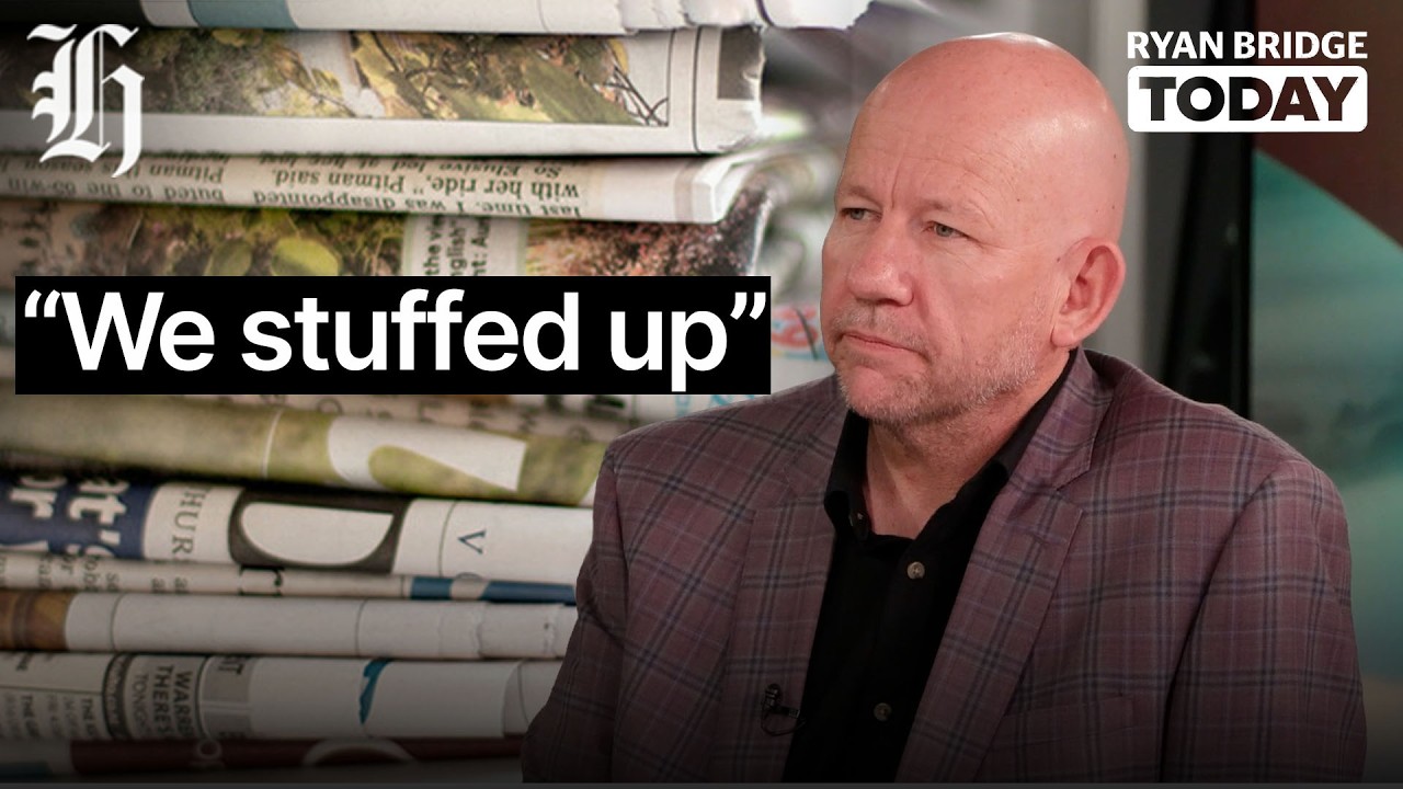 'We stuffed up': Newspaper apologises after publishing fabricated AI quotes | Ryan Bridge TODAY