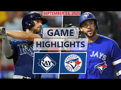 Tampa Bay Rays vs. Toronto Blue Jays Highlights | September 14, 2021 (Rasmussen vs. Berríos)