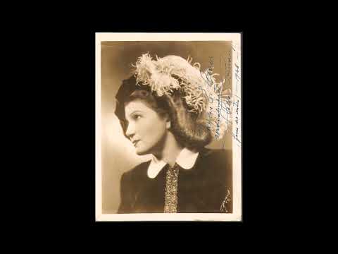 Stella Roman "Pace, pace, mio Dio" - Met, 23 janvier 1943.