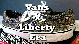 Video thumbnail for Vans x Liberty Era (Grey Paisley) Review by danthesoleman