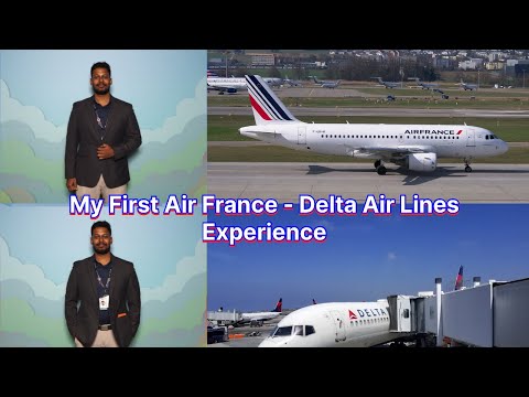 My First AF-Delta Air Lines(DL) Experience. Bangalore to Atlanta via Paris & LA ✨ (Work Trip Vlog)
