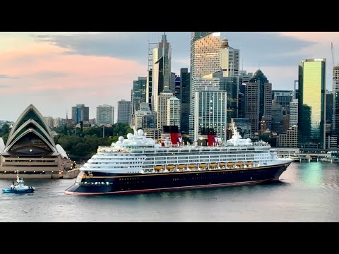 Thumbnail for  Classic design of Disney Cruise Line Disney Wonder in Sydney on October 18 2025
