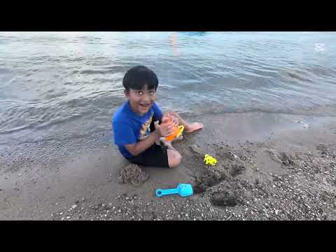 Visit Beach 🌊⛱️🏝️#fun#viralvideo@Little Hamdan-CA