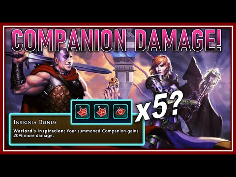 Can you Use x5 Warlord Inspiration for 100% more Companion Damage? How Many is Best? - Neverwinter