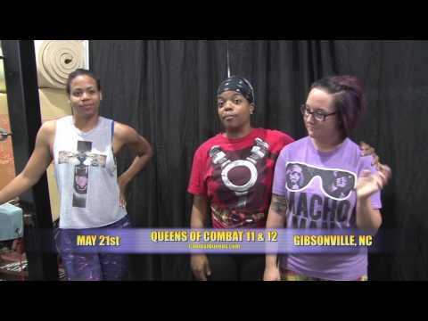 Sexy Young Caramels are Excited for Queens of Combat 11 & 12