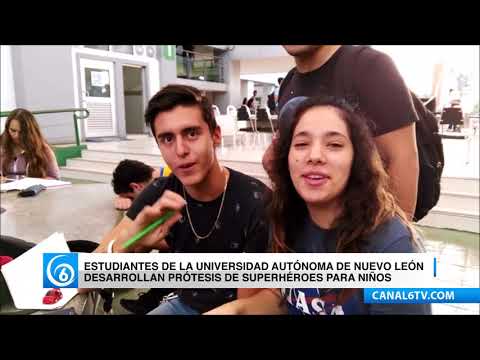 Estudiantes de la Universidad Autónoma de Nuevo León, desarrollan prótesis de superhéroes para niños