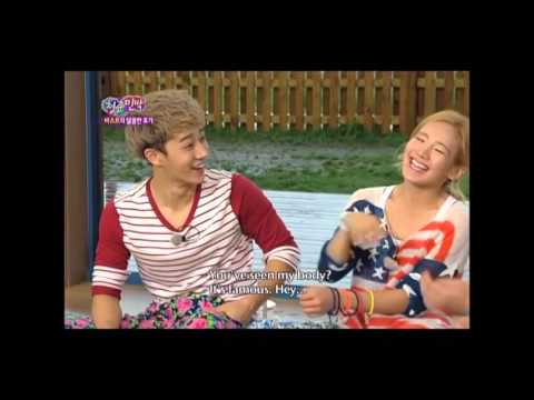 hyoyeon(snsd) and kikwang(beast) memories!!!!!!!!! (IY2)