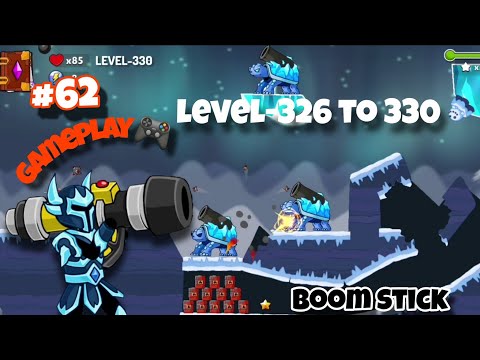 Boom stick : bazooka puzzles level-326 to 330 #gameplay #boomstick #stick #stickman #mobilegame 
