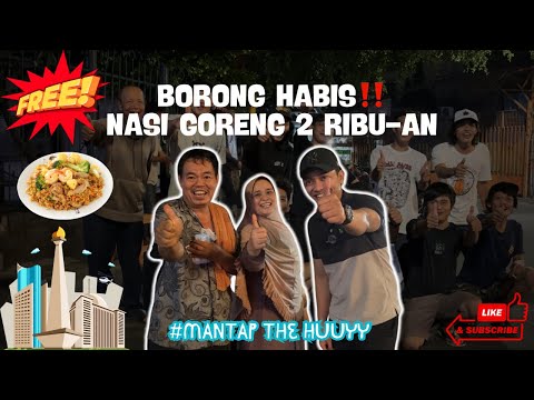 SERU BANGET ‼️ BORONG PEDAGANG SUAMI-ISTRI MAKAN BARENG LESEHAN DI TROTOAR