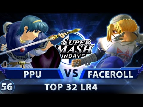 SSS 56 - CLG.PewPewU (Marth) vs. Faceroll (Sheik) - SSBM Top 32 LR4 - Smash Melee