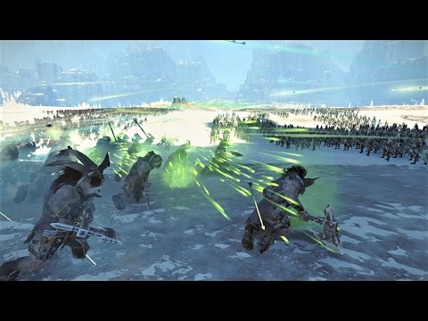 3000 Elven Archers vs 3000 Gor Herd Realm of the Wood Elves
