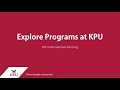 Info Session: Explore Programs at KPU