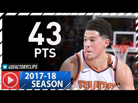 Devin Booker Full Highlights vs Trail Blazers (2018.01.16) - 43 Pts, 8 Ast, 6 Reb