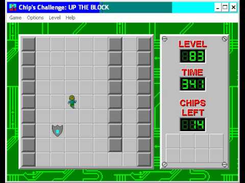 Chip's Challenge 1 level 83 solution - 297 seconds
