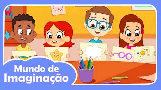 Mundo de Imaginação (Aeiou) - Animaguel (Vídeo educativo - Música infantil)