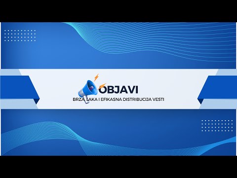 Platforma za distribuciju vesti i saopštenja u javnost - Objavi.rs