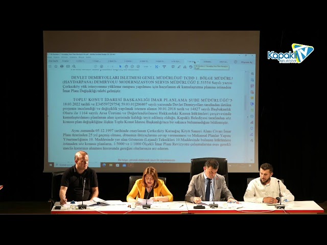 Kapaklı Belediyesi Temmuz Ayı Meclisi