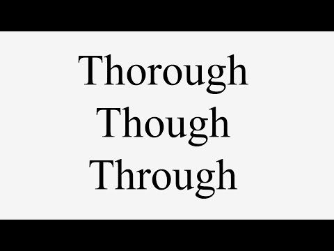 English Pronunciation - "The Chaos" by Dr. Gerard Nolst Trenité