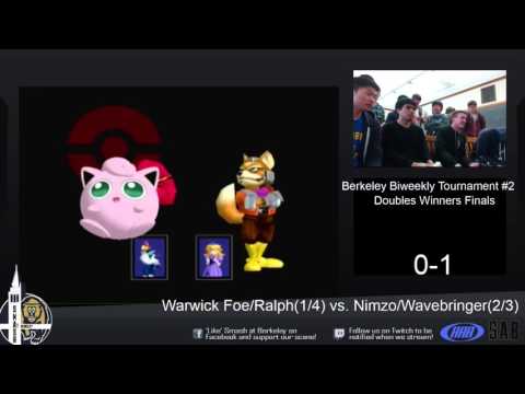 SAB Sp16 Bi-Weekly #3 - Winners Finals: Warwick Foe & Ralph vs Nimzo & Wavebringer