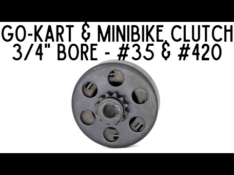 Go Kart & Minibike Centrifugal Clutches for 3/4" Crankshafts