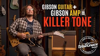 Video thumbnail for The TONE of the Gods! - Gibson Custom Shop 1958 Korina Explorer + 1957 Gibson GA-20T Combo by Walt Grace Vintage