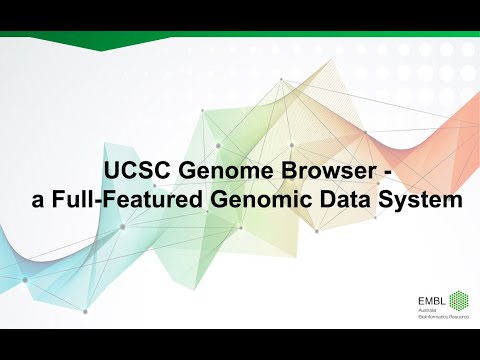EMBL-ABR Training: 20181108 UCSC Genome Browser: a Full-Featured Genomic Data System