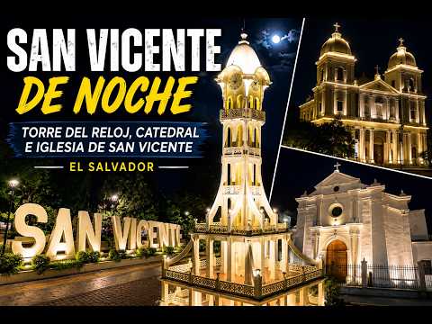 Recorrido Nocturno por San Vicente 🌃 Iglesias y Torre del Reloj