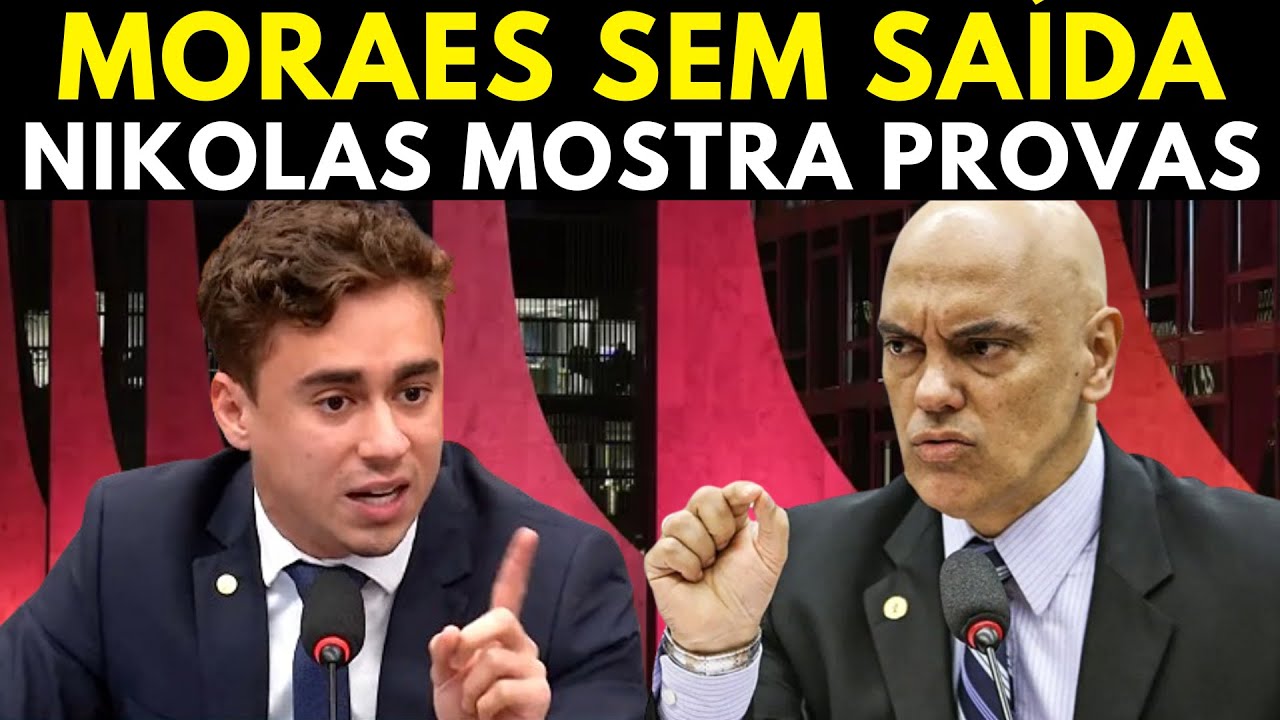 NIKOLAS FERREIRA S0LTA BOMBA E ENTREGA MORAES EM BRASÍLIA - JAIR BOLSONARO JULGAMENTO PGR