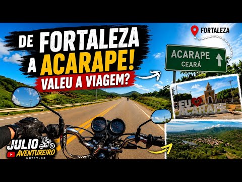 De Fortaleza a Acarape de Moto 🇧🇷 | Estrada, Paisagens e Aventuras no Ceará