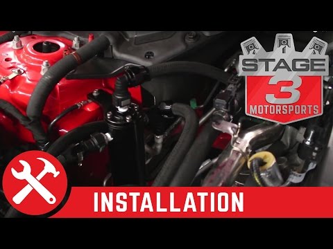 2015-2016 Mustang 2.3L EcoBoost UPR Dual Valve Oil Catch Can Install