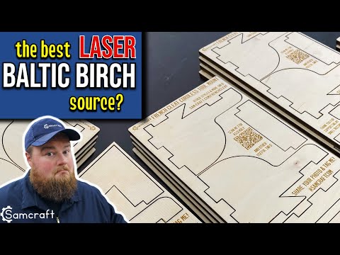 The Best Source for Laser Material? MakerStock Test: Baltic Birch Plywood