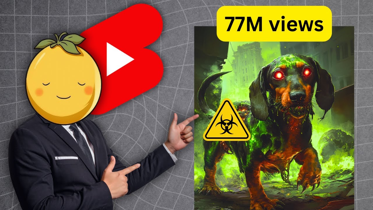 How I Create Biohazard Animal Shorts with AI & Go Viral 🐶☣️