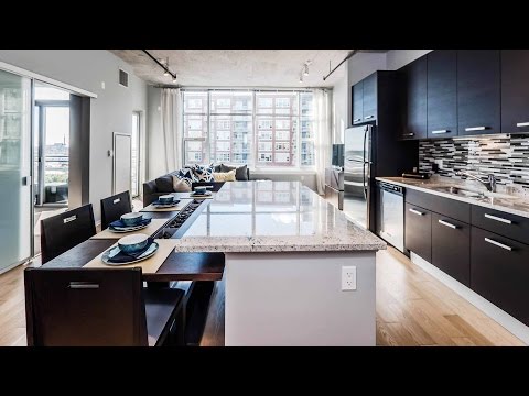 Video – tour four apartments at Lofts at Roosevelt Collection