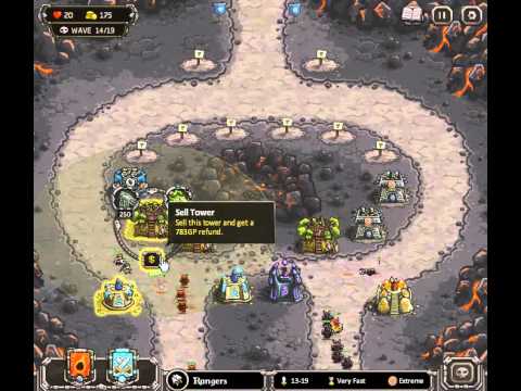 Kingdom Rush - Walkthrough - Stage Eleven - Forsaken Valley - Campaign -