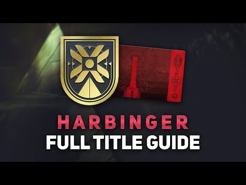 Destiny 2: Harbinger Title Guide - Lunar Rover Badge & Seal (Unlock All Items & Triumphs)