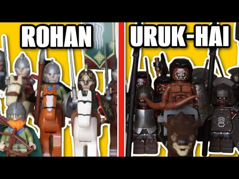 Building LEGO Lord of the Rings ARMIES!