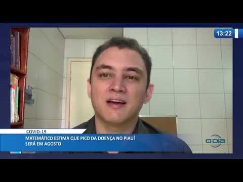 Covid-19: matemaÌtico estima que pico da doença no PiauiÌ seraÌ em agosto (08 05 20)