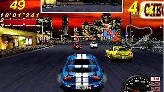 Midnight Run: Road Fighter 2 Longplay (Arcade) [QHD]