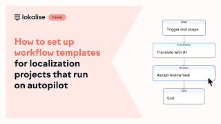 ローカライズプロジェクトを自動化するワークフローテンプレートの設定方法