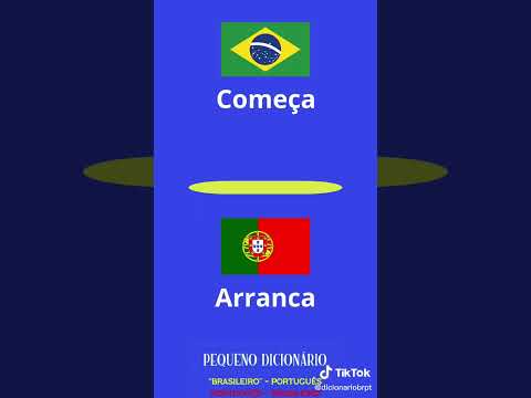 NADA COMEÇA EM PORTUGAL!!!   #dicionário #brasil #portugal #começos