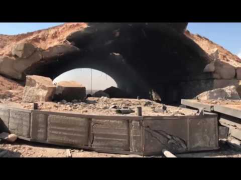 فيديو هكذا أصبح مطار الشعيرات بعد الضربة الأمريكية