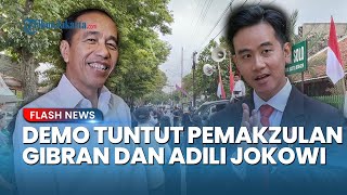 Demo Besar di Solo Tuntut Pemakzulan Gibran dan Adili Jokowi, TPUA: Sama Aja Bapak & Anak
