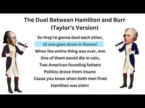 Hamilton Burr Duel Taylors Version